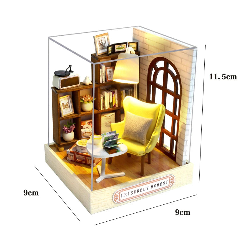 Mini DIY Flower Doll House Kit