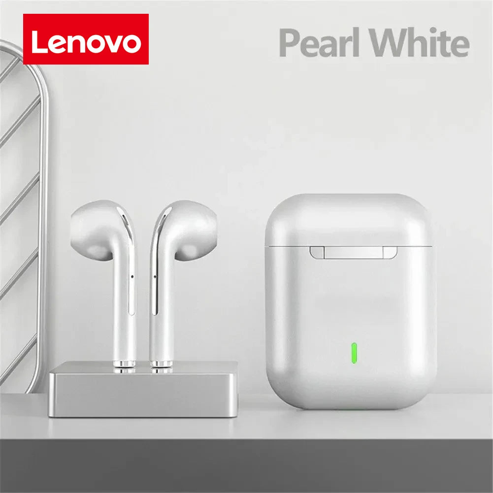 Lenovo J18 Wireless Earphone HiFI In-ear Stereo with Microphone Waterproof Bluetooth Touch Noise-cancelling Various Headphones