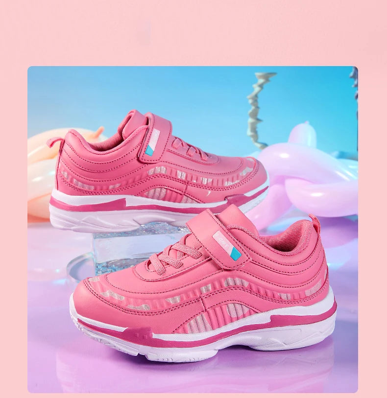 Girls’ Athletic Waterproof Shoes – Casual Sport Trainers for Outdoor Fun