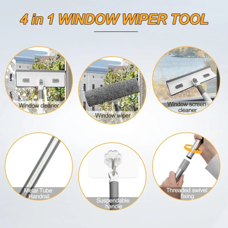 4 in 1  Window Squeegee Cleaner Tool