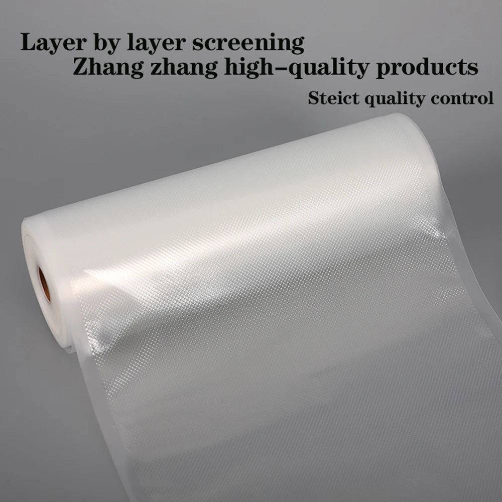 50PCS/Lot BPA-Free Vacuum Food Bags, Vacuum Sealed Storage Bags For Food Storage and Preservation,Reusable Vacuum Sealer Bag