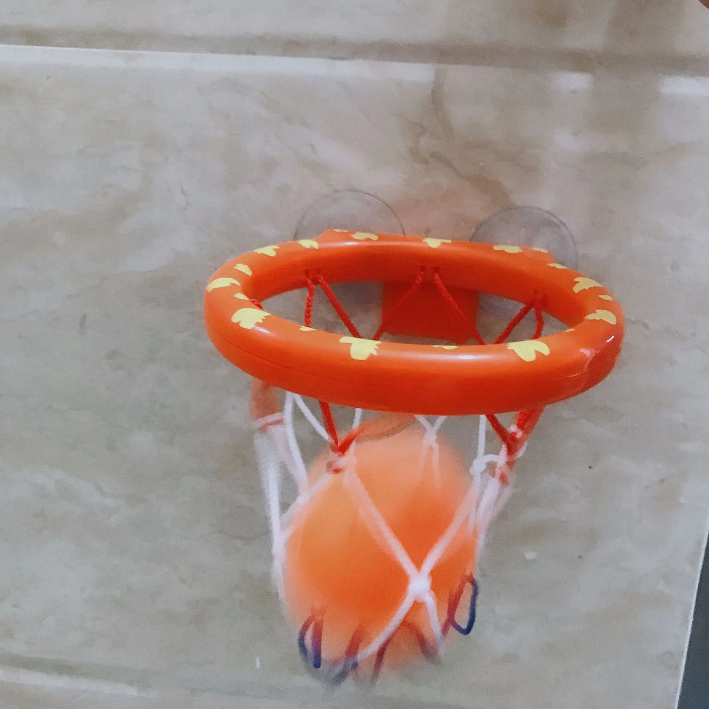 Baby Bath Toy Toddler Boy Water Toys Bathroom Bathtub Shooting Basketball Hoop with 3 Balls Kids Outdoor Play Set Cute Whale