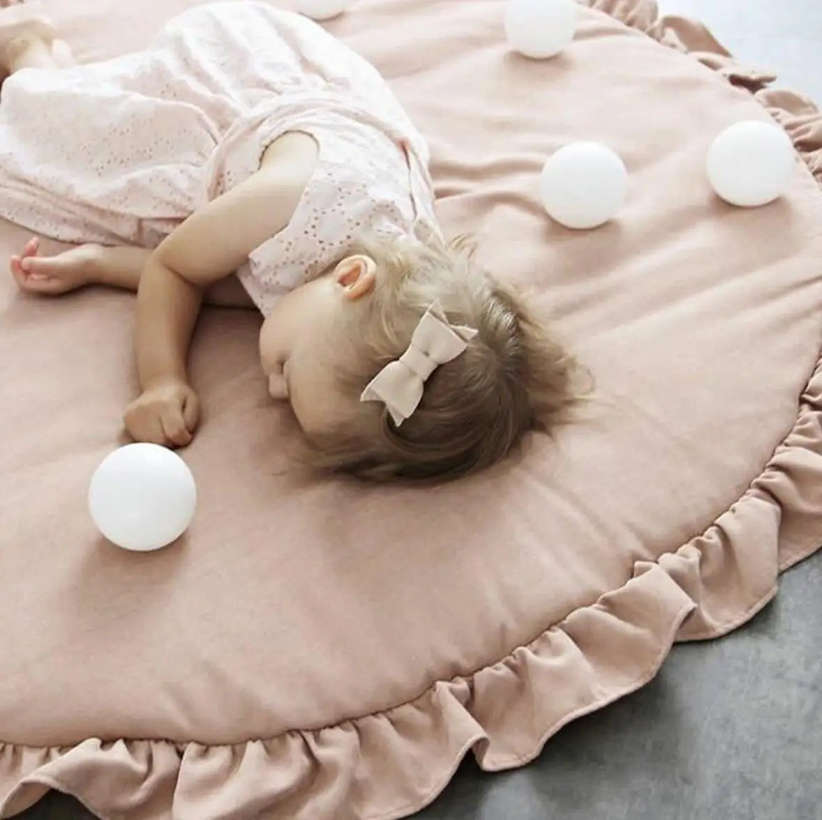 Newborn Baby Play Mats Toys Soft Cotton Round Crawling Pad Newborn Game Rugs Floor Carpet For Children Room Decor Photo Props