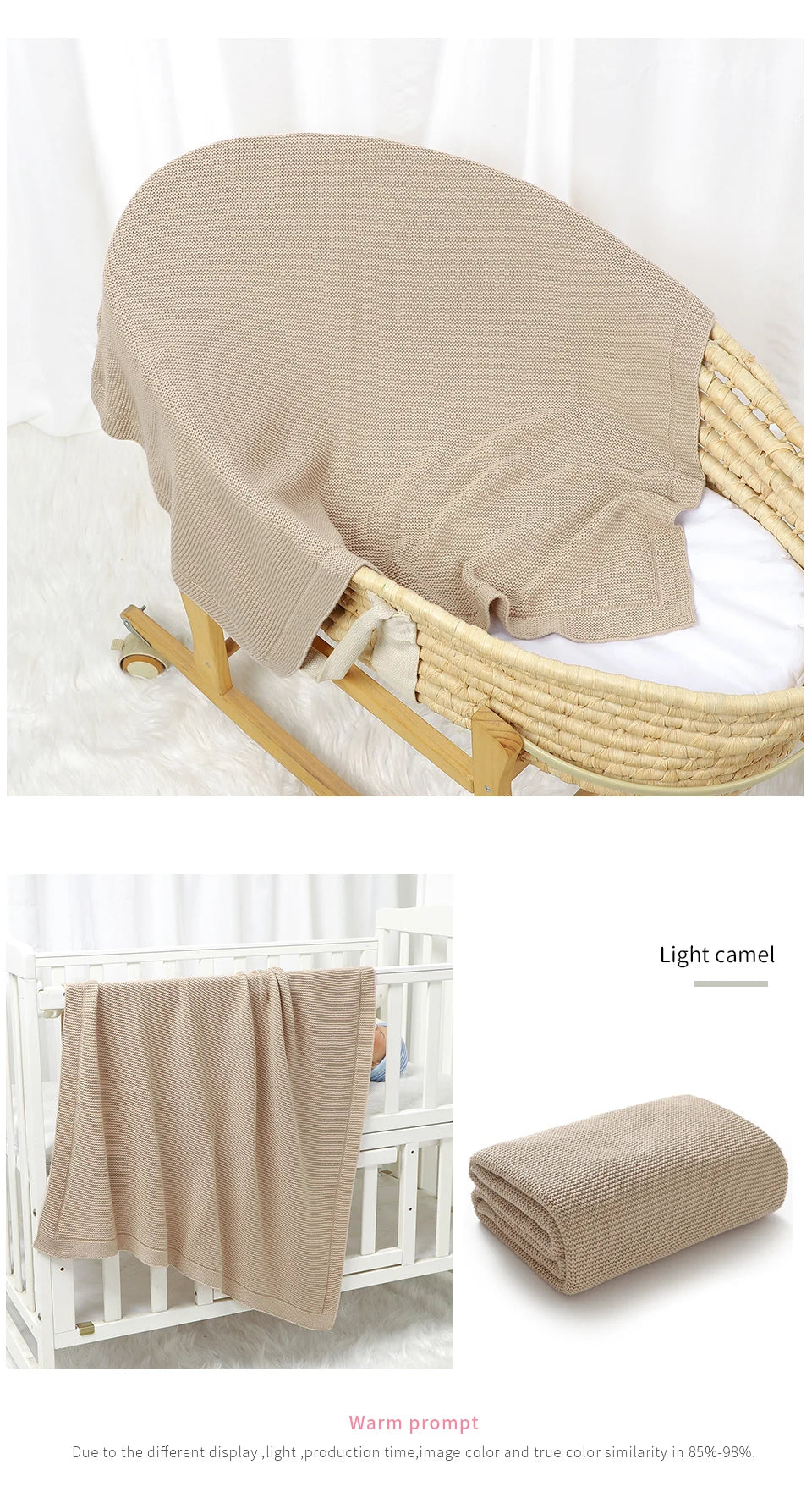 Baby Blankets for Girls Boys Dual-Use Newborns Infants Crib Nap Bedding Sheets 100*80cm Toddlers Receiving Mats Kids Playing Mat