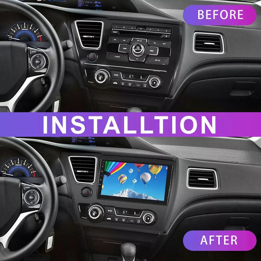 Touchscreen Car Radio With Bluetooth Connectivity And FM Transmitter Built-in G PS Antenna 2+32G