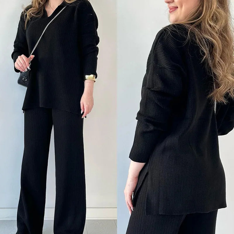Two Piece Pant Knit Sweater