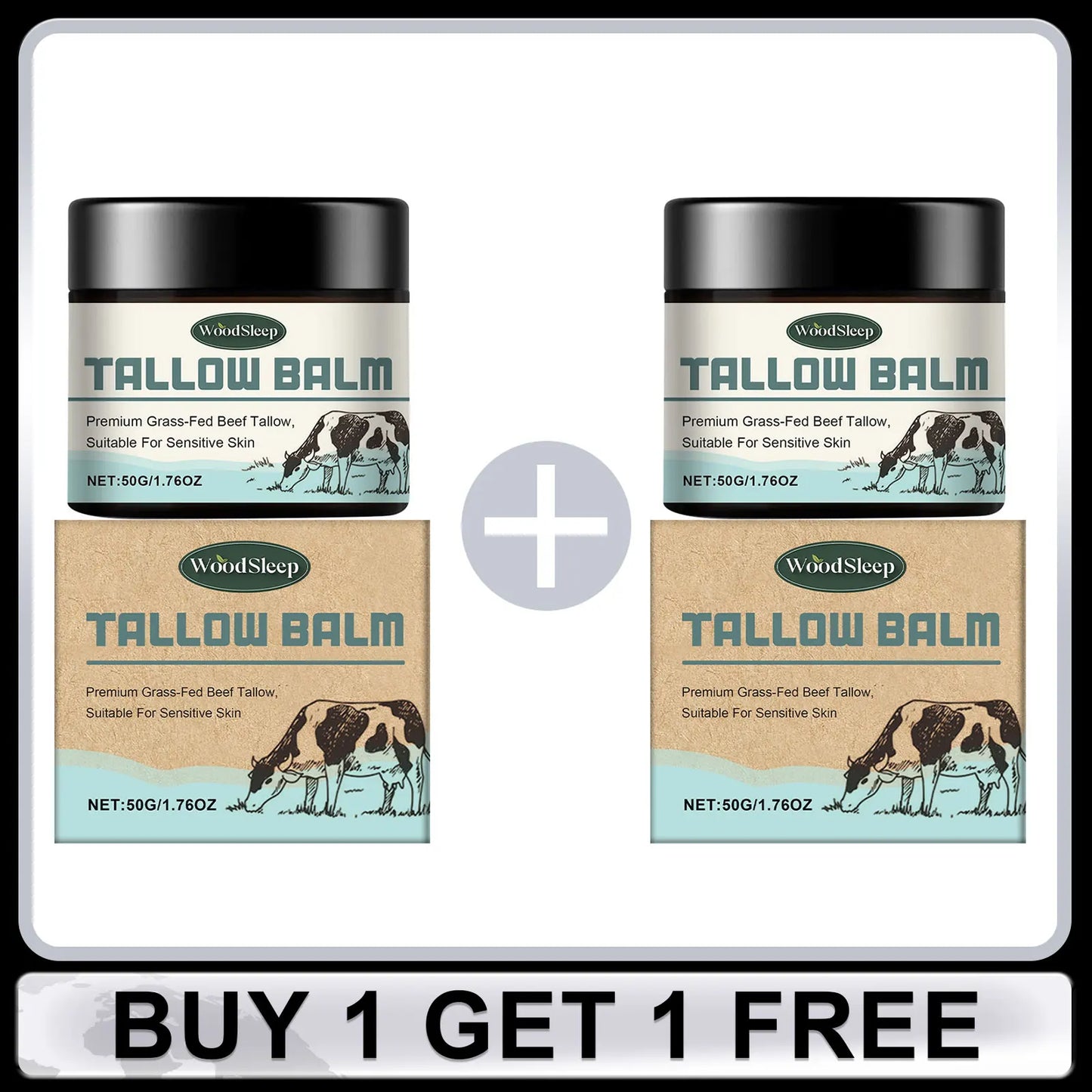 Beef Tallow Cream for Dry Damaged Skin