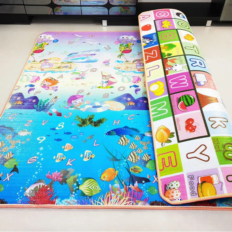 Play Mat for Children's Thick Safety Mat Friendly Crawling Play Mats Folding Mat Carpet Rug Playmat