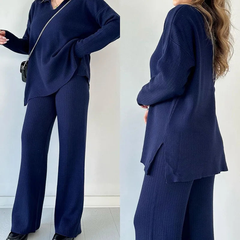 Two Piece Pant Knit Sweater