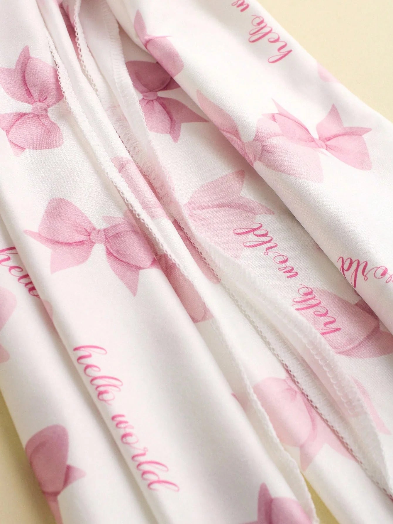 Ylsteed Newborn Photography Receive Blanket Newborn Bow Print Swaddle Blanket with Hat Bedding Infant Bath Towel Baby Items-HD