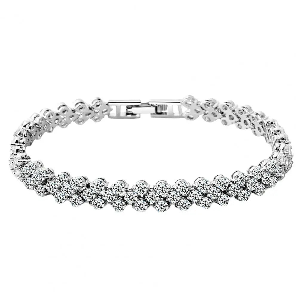 Cubic Zircon Rhinestone Elegant Bracelet