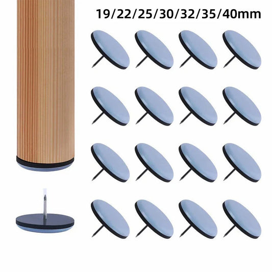 20Pcs Furniture Leg Sliders Pads With Nail Feet Furniture Moving Gliders Mover Floor Protector for Tables Sofas Recliners