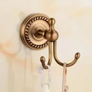 Solid Brass Bathroom Accessories Set,Robe hook,Paper Holder,Towel Bar,Soap Basket,Bathroom Fitting Sets