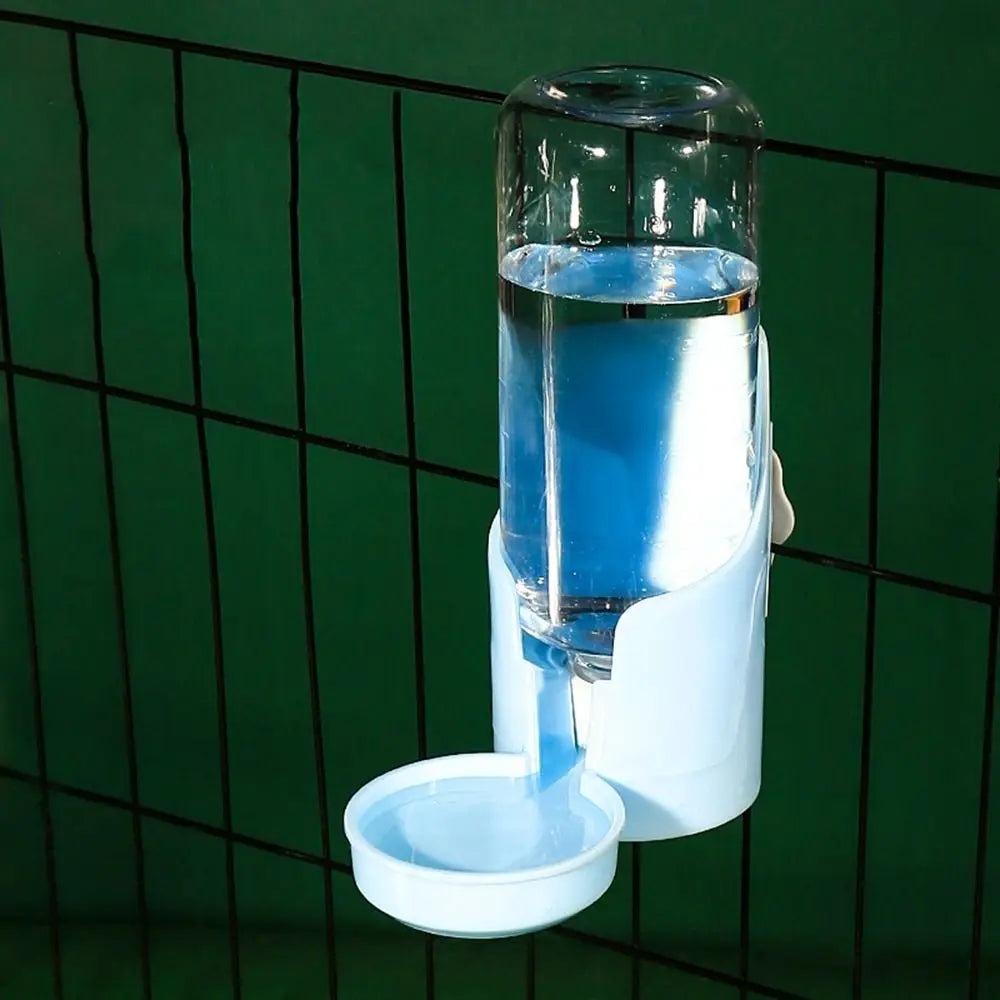 Large Capacity Plastic Pet Food & Water Feeder – Removable, Washable Hanging Drinking Fountain for Small Pets