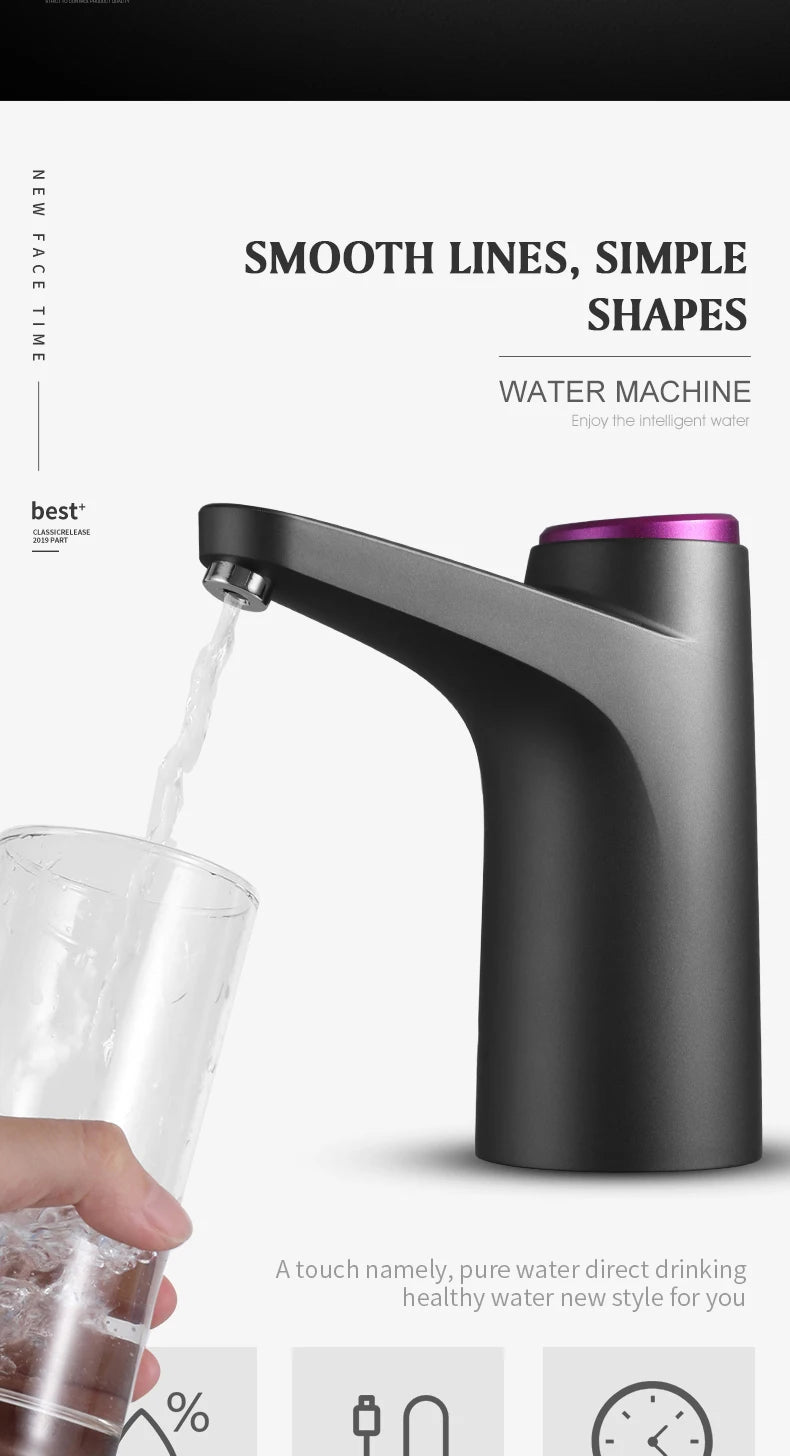 saengQ Automatic Water Pump Bottle Electric Water Dispenser