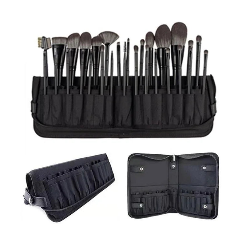 29 Foldable Makeup Brush Bag