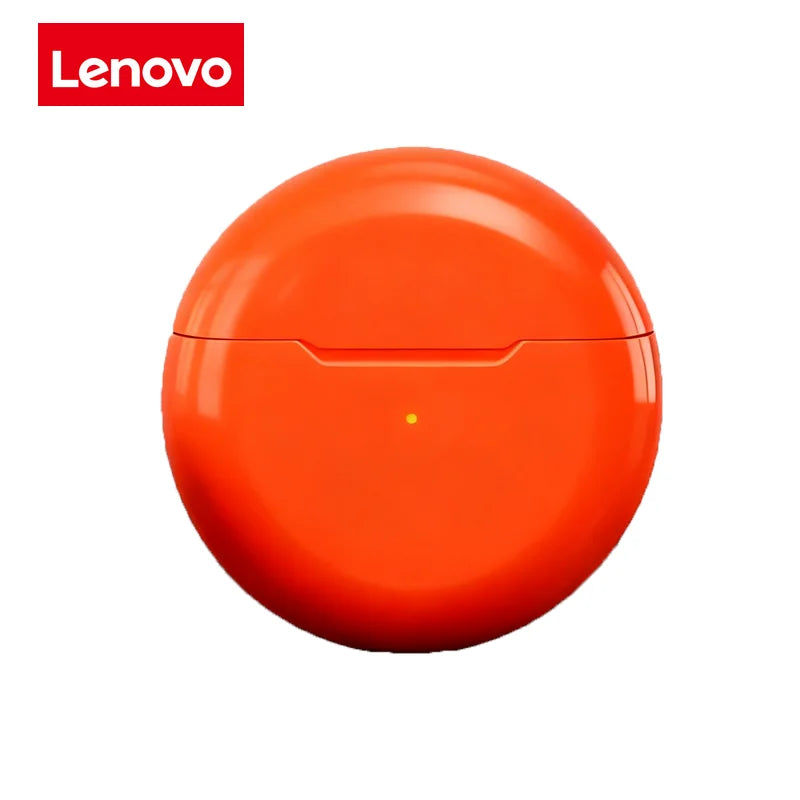 Lenovo Semi-In-Ear Wireless Bluetooth Headphones Touch-Control Sports Headphones 3D Stereo Headphones Suitable for Gaming