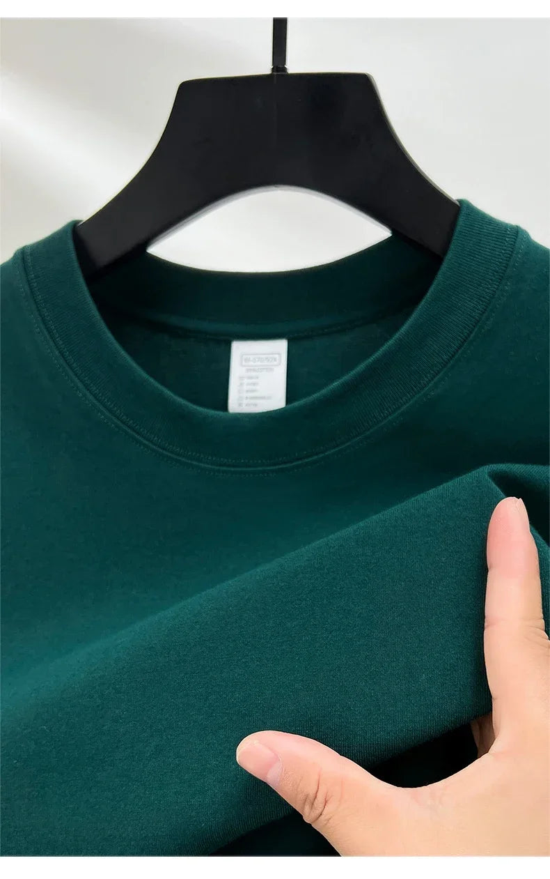 Men’s 100% Cotton Classic T-Shirt – Short Sleeve Crew Neck