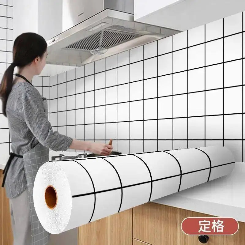 PVC Thickened Waterproof And Oil-proof Marble Wallpaper Self-adhesive Sticker Bathroom Cabinet Cooktop Desktop Decorative Film