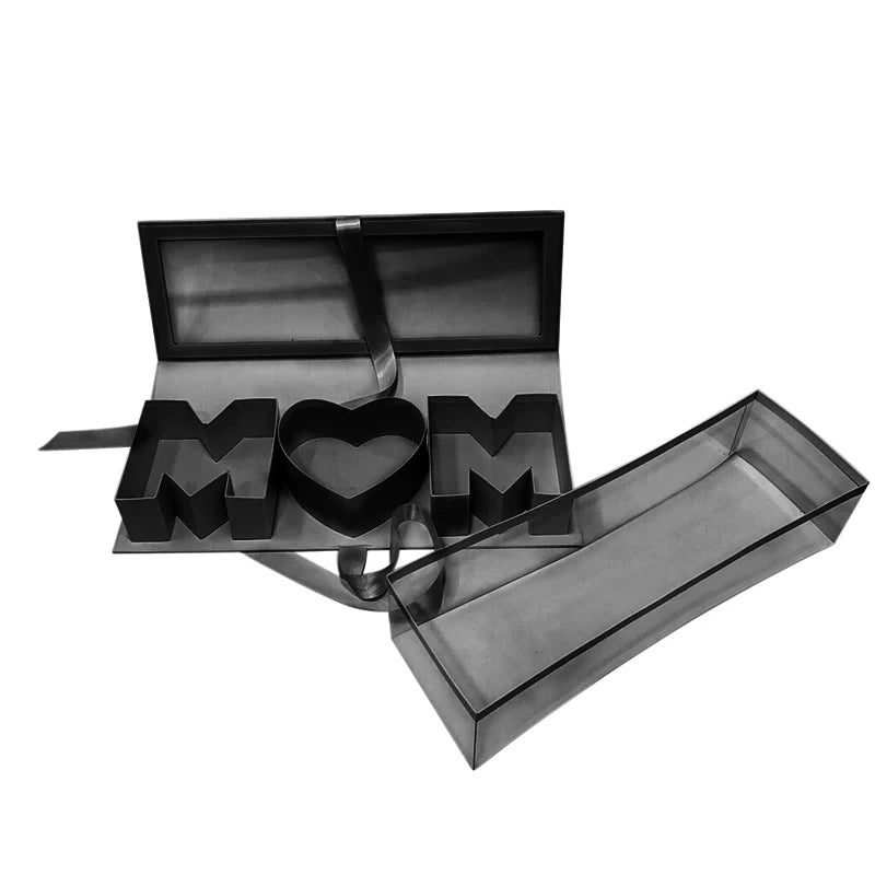 Fillable Letters Empty Flower Gift Box Mother's Valentine's Day Gift Packaging Box I Love You Letter Flower Box Birthday Party