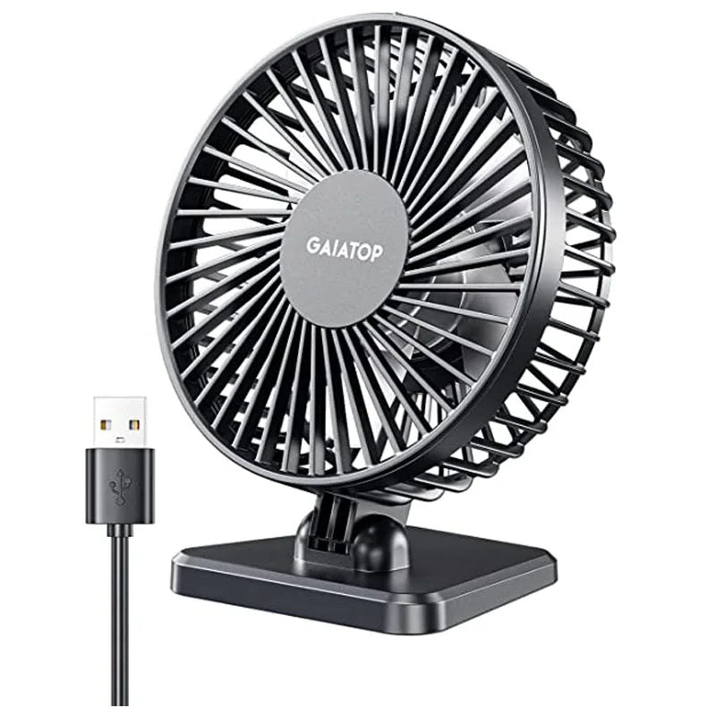 GAIATOP Mini USB Desktop Portable Fan