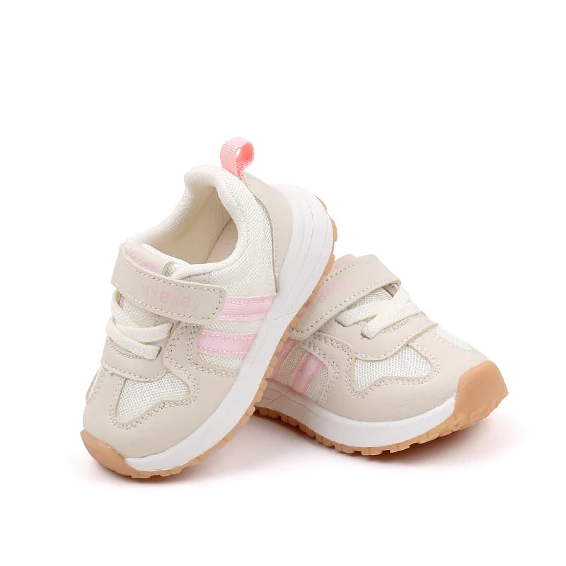 Baby Sneaker Spring and Autumn High Quality Rubber Sole Toddler Sport Shoes for Kids Outdoor Play Prewalking 2024 Fashion BM07