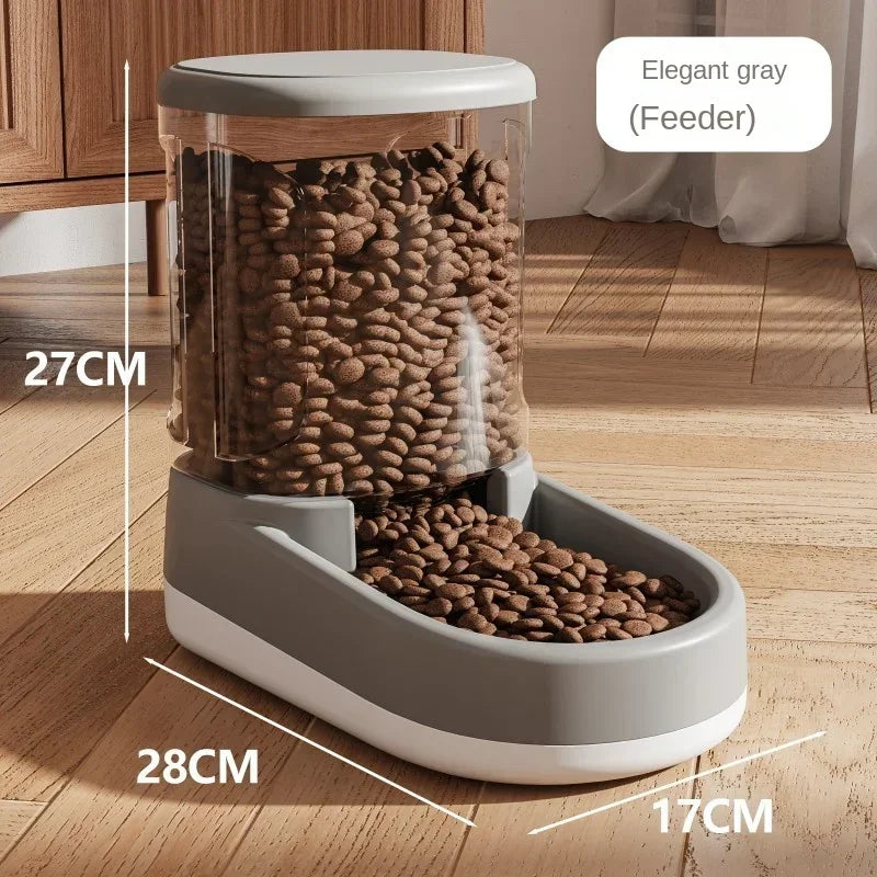 Automatic Pet Water Dispenser for Cats & Dogs – Flowing Water Feeder Without Electricity, Gravity-Fed Drinking Bowl, Large Capacity, Easy to Clean Pet Supplies