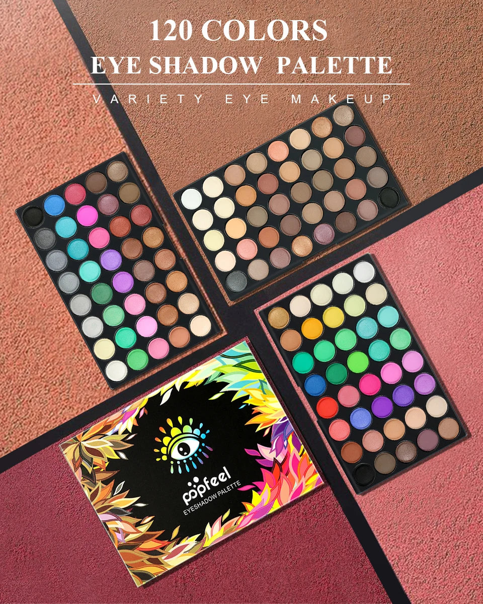 POPFEEL 120 Colors Eyeshadow Palette