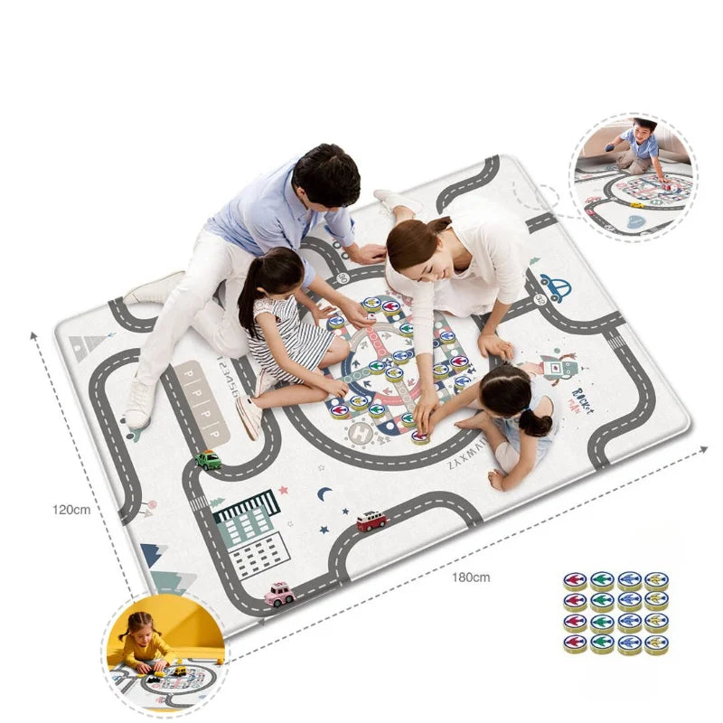 Extra-large Baby Play Mat Non-toxic and Waterproof Suitable for Both Indoor and Outdoor Use Newborn Crawling Mat