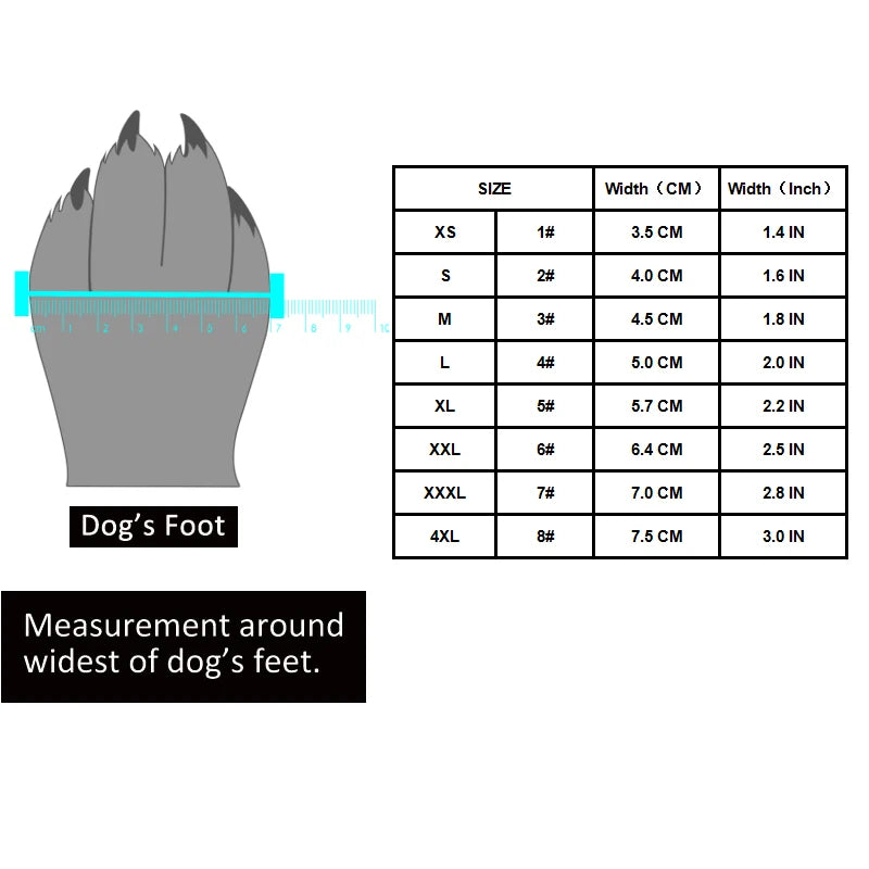 Winhyepet Dog Shoes Warm 4PCS Boots Waterproof Anti-slip Pet Wear for Walking Traveling Protecting Feet High Quality Dogs Shoes