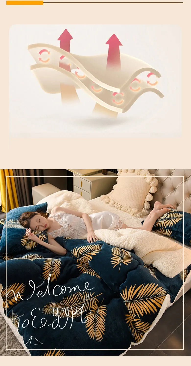 Thick Winter Bedding Quilt Blanket