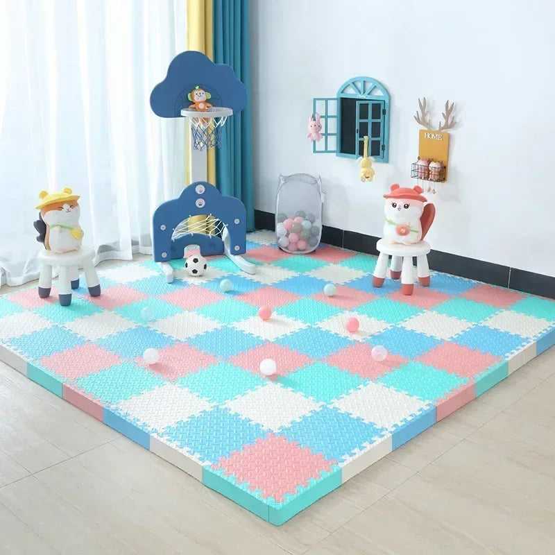 Baby Play Mat EVA Foam Interlocking Anti-Slip Sports Rug Family Children's Room Game Puzzle Carpet Anti-fall Carpet Baby Toys