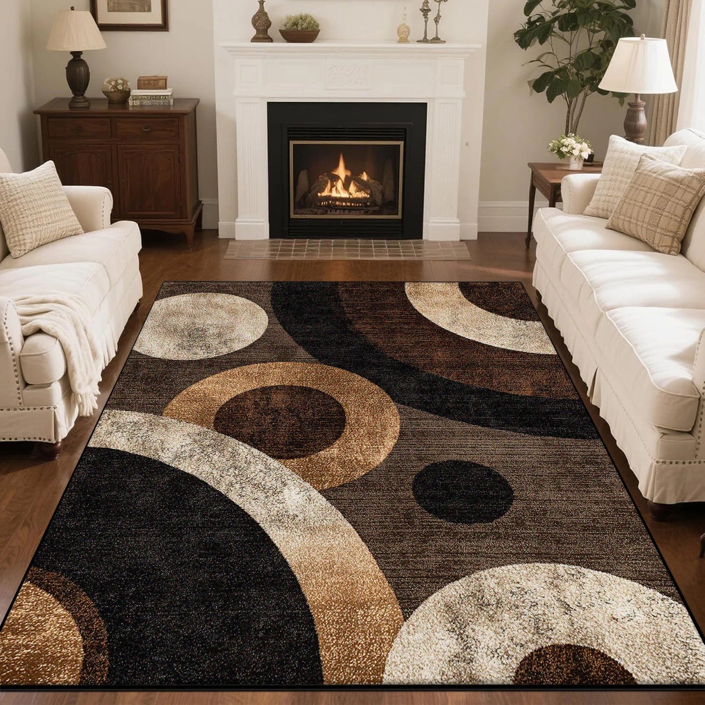 Nordic Simple Style Living Room Sofa Carpet Non-slip Machine Washable Decoration Lounge Rug Modern Soft Fluffy Bedroom Floor Mat