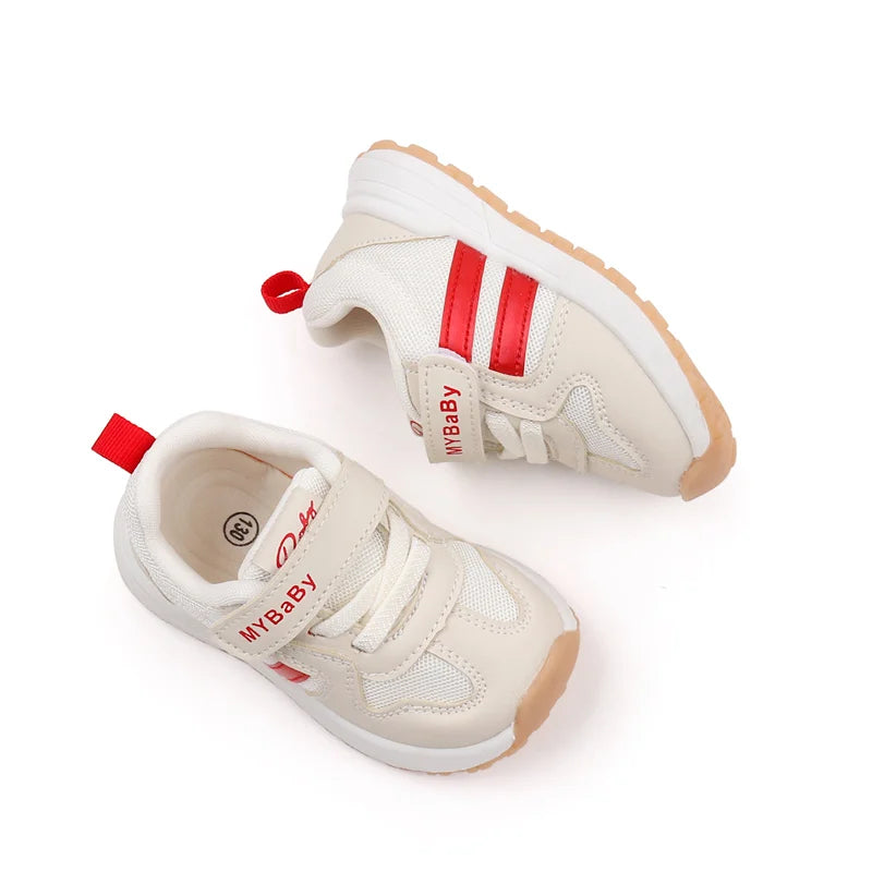 Baby Sneaker Spring and Autumn High Quality Rubber Sole Toddler Sport Shoes for Kids Outdoor Play Prewalking 2024 Fashion BM07