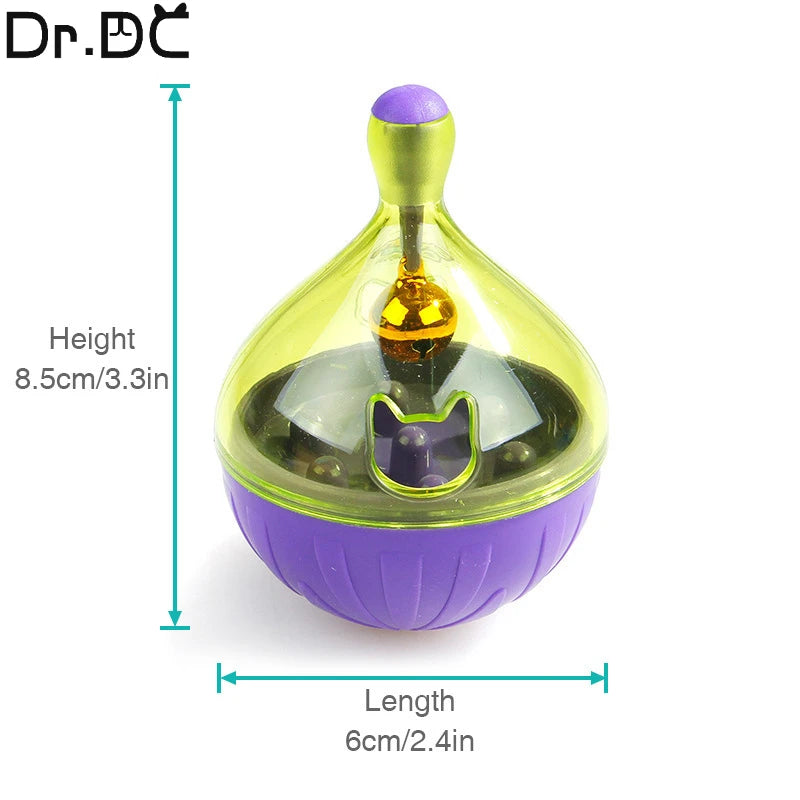 Pet Fun Feeding Toy – Interactive Cat & Dog Tumbler Feeder for Puppies and Kittens, Exercise and Treat Dispenser