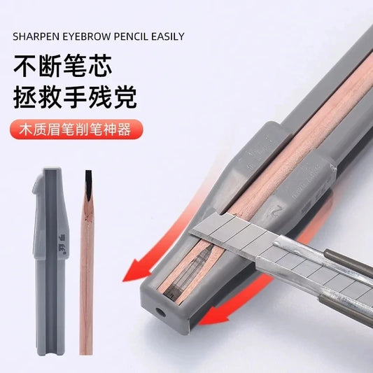 1pcs Micro Blading Wooden Eyebrow Pencil Sharpener