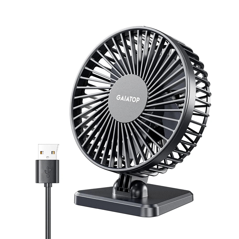 GAIATOP Mini USB Desktop Portable Fan