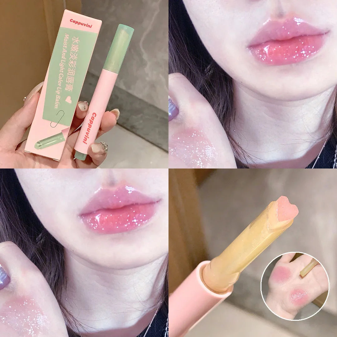Rose Shimmer Heart Lip Moisturiser