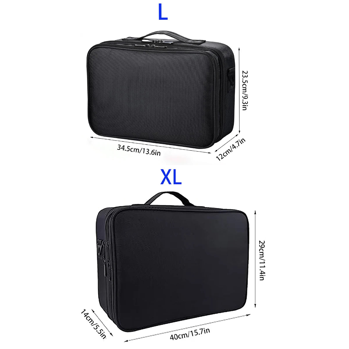 Large Capacity Travel Makeup Case