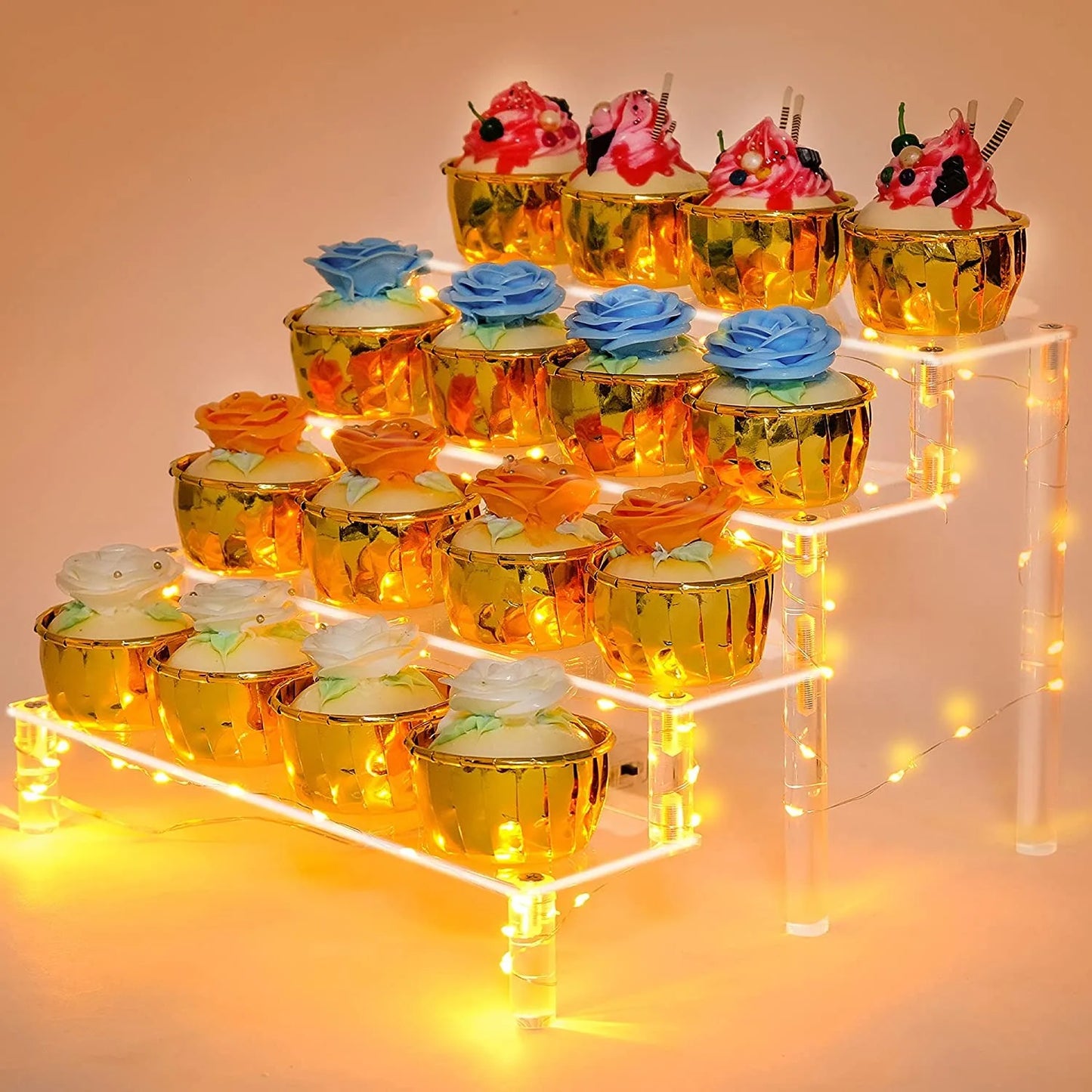 1-5 Tier Acrylic Display Stand