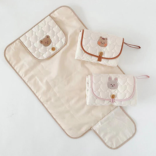 Foldable Portable Nappy Changing Pad Baby Infant Nappy Urine Mat for Newborn Simple Bedding Changing Cover Pad