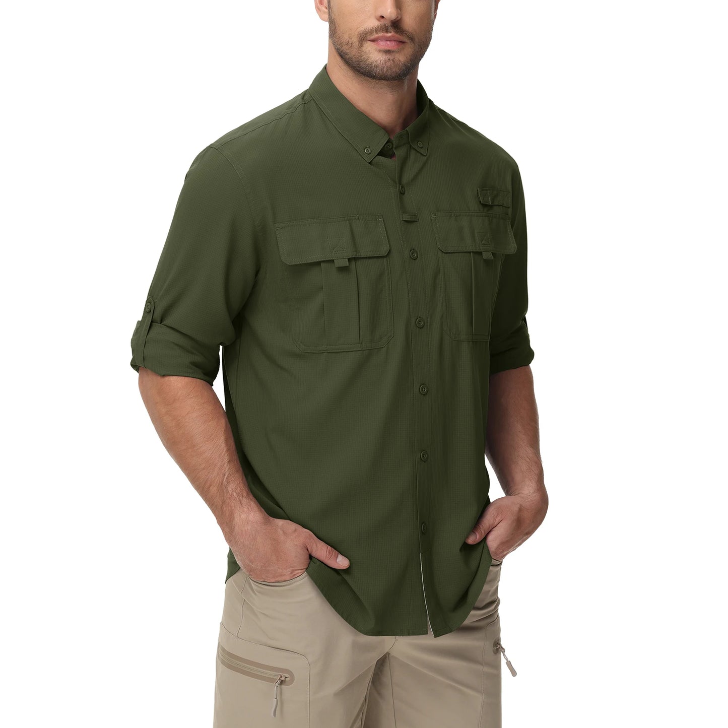 KEFITEVD Men's Long Sleeve Shirts