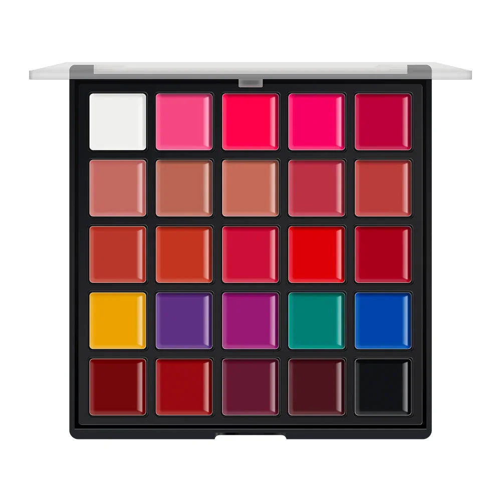 25 Color Lipsticks Palette