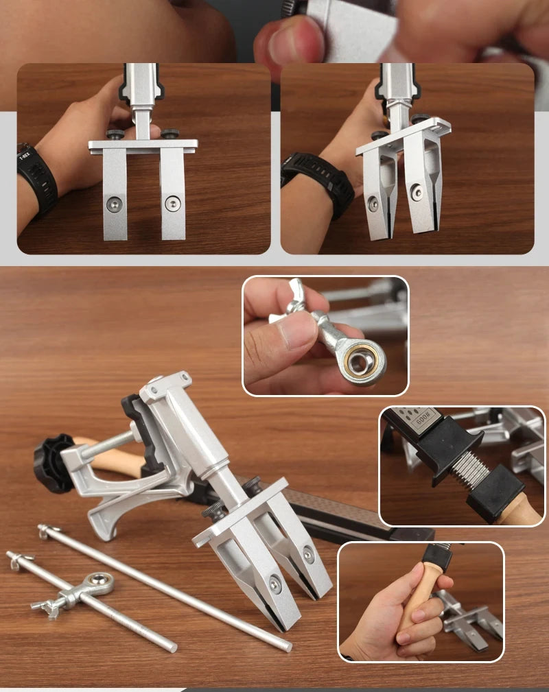 Professional Knife Sharpener Aluminum alloy Fixed Angle Sharpener Diamond Stone Whetstone Kitchen Tools Sharpen Machine Knives
