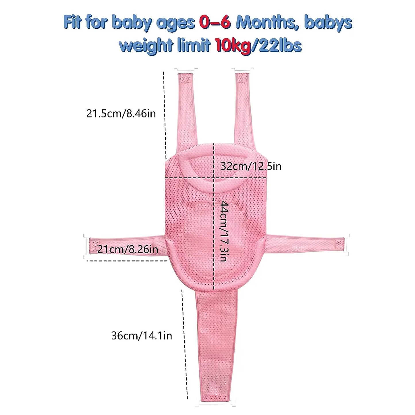 Baby Bath Cushion Pad Newborn Bathtub Mat Infant Bath Supporter Net Baby Bathtub Pillow Nonslip Floating Bathing Tub Seat