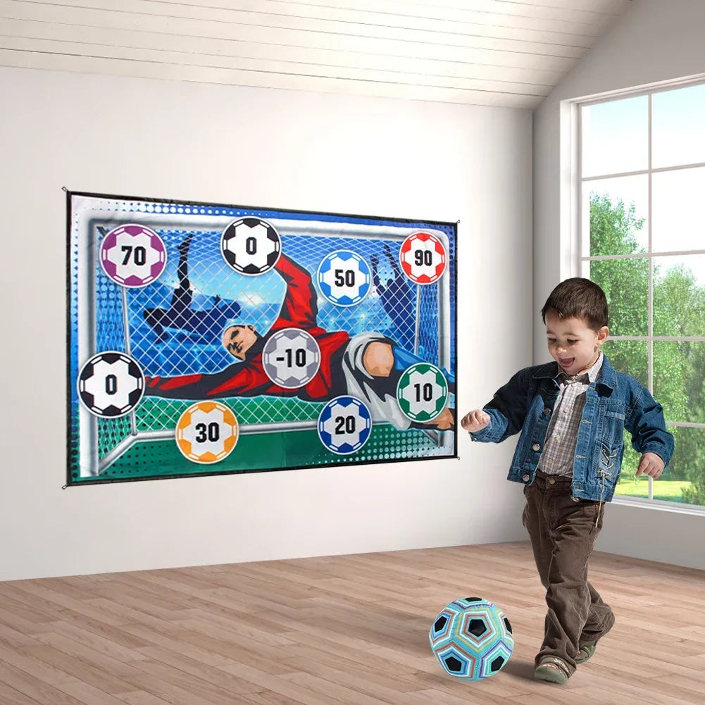 Soccer Game Mat With Adhesive Balls Soccer Toys Football Table Gift Children Football Training Carpet Kids Football Game Gifts
