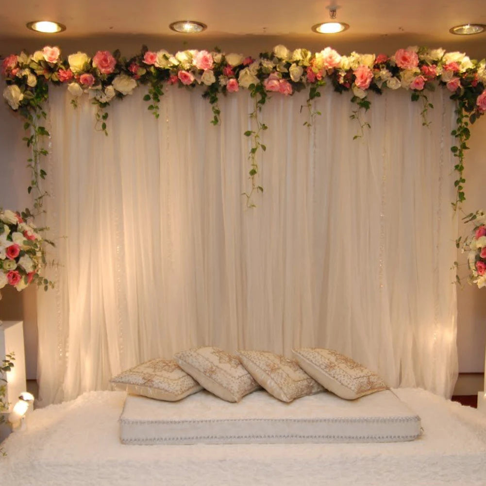 3M x 3M Wedding Backdrop Stand Canopy Frame Adjustable Awning Stand Kit