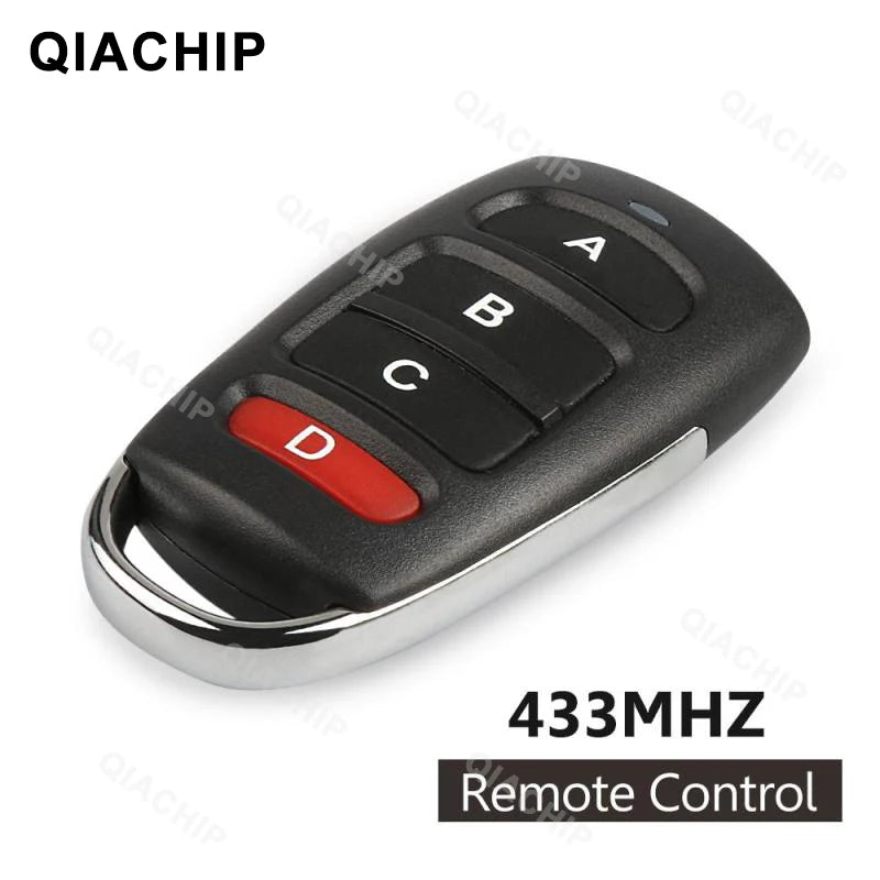 QIACHIP 4CH 433.92MHz Relay Module – DC 5V/12V/24V/48V 10A Wireless Remote Control Switch for EV1527, DC Motor DIY