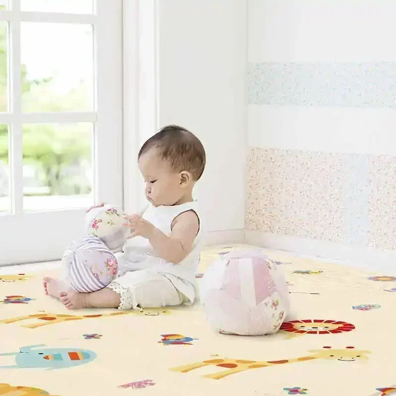 Non Toxic Foldable Baby Play Mat Educational Children's Room Carpet Non Slip and Anti Fall Floor Children's Activity Toys