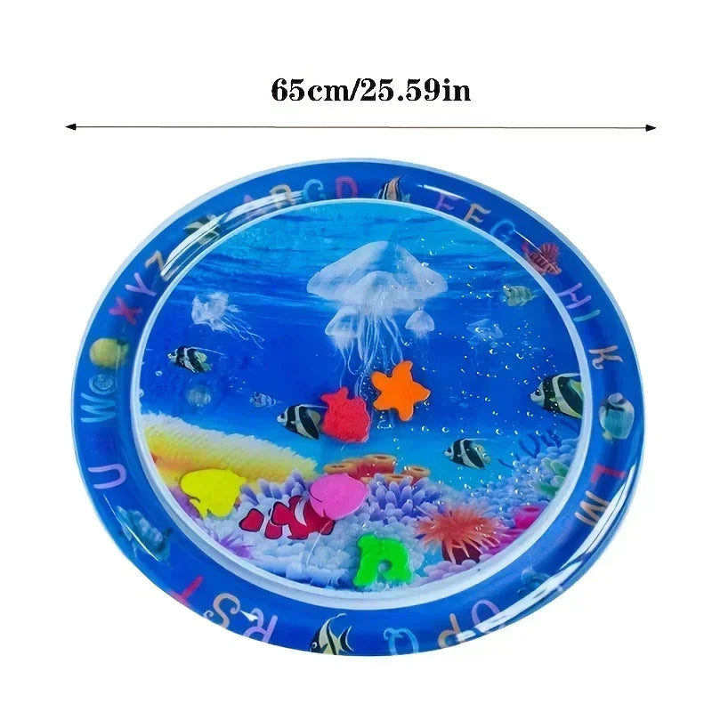 Large Baby Playing Water Mat Inflatable Water Cushion Baby Play Mat Inflatable Tummy Time Mat Early Education Water Cushion